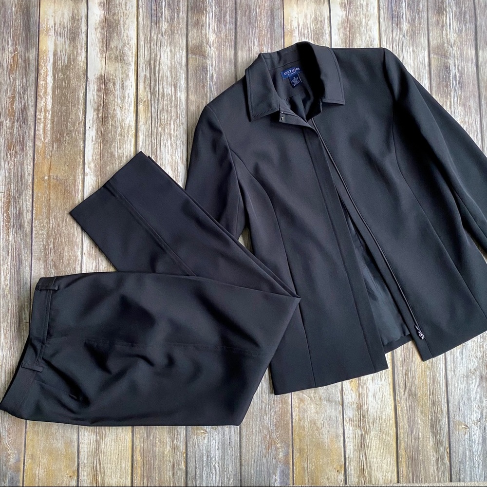 Ann Taylor Black Pant Suit - Perfect Staple 10
